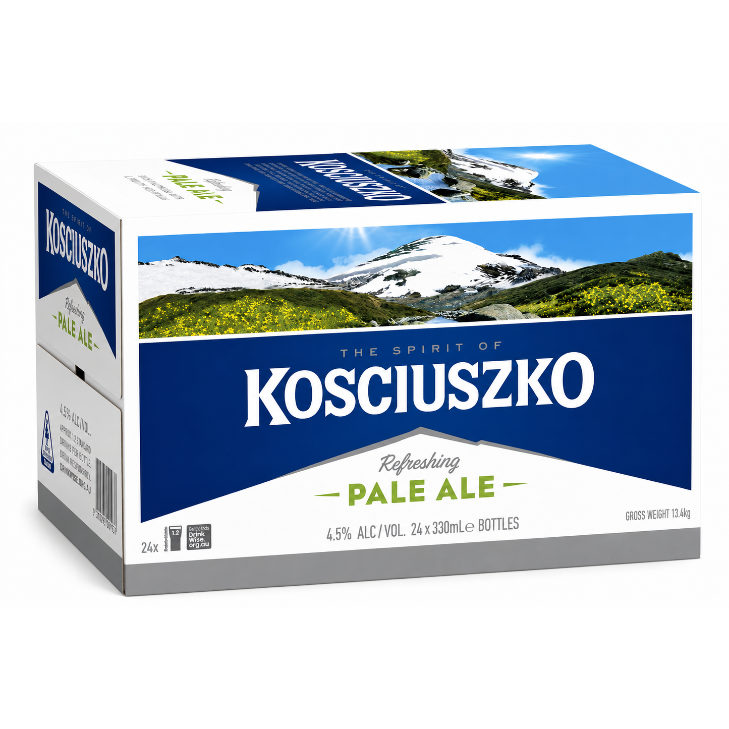 Kosciuszko Pale Ale 330ml Bottles CTN (24 Pack)