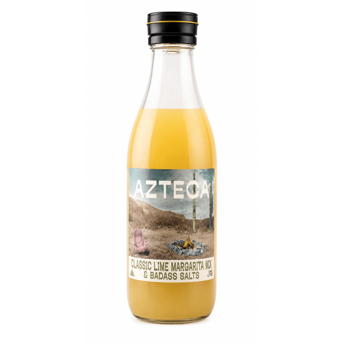 AZTECA Classic Lime Margarita Mix & Badass Salts 1L