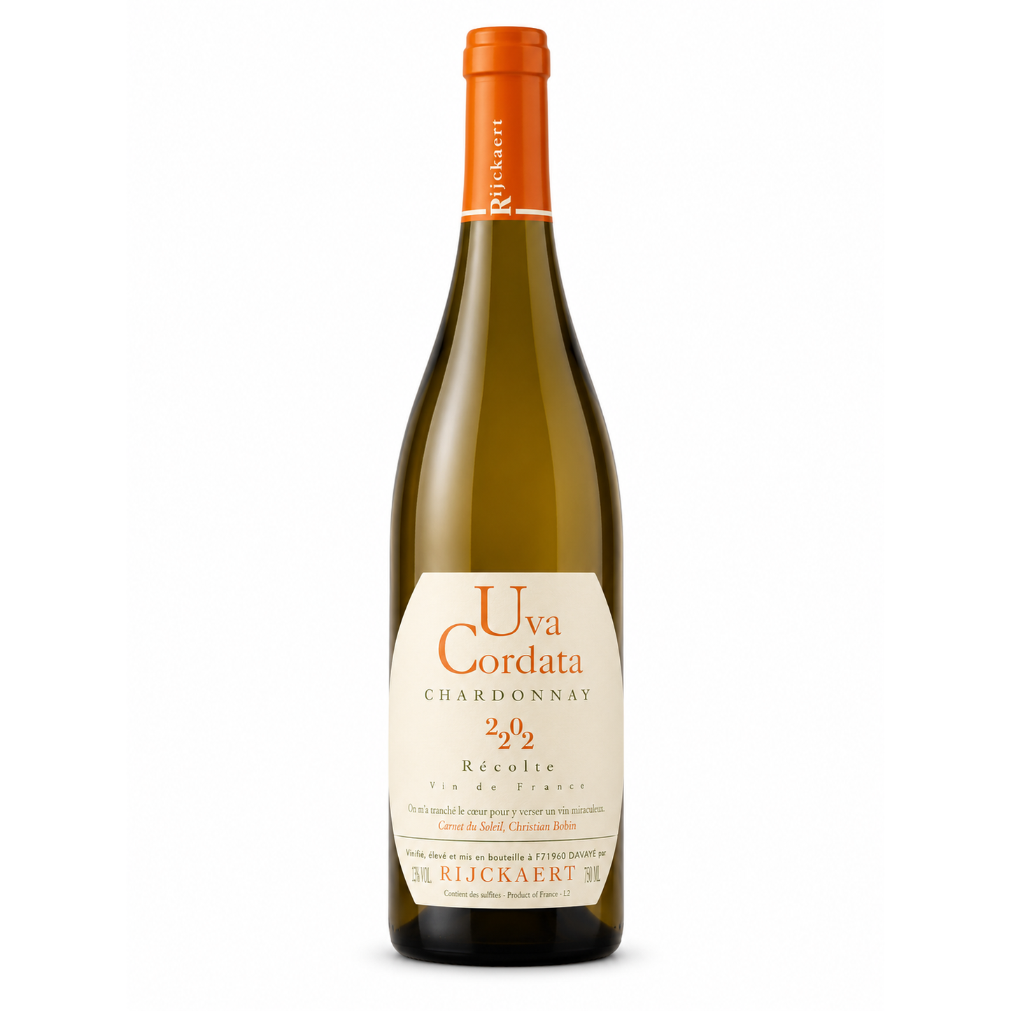 Domaine Rijckaert Uva Cordata Chardonnay Récolte 2022
