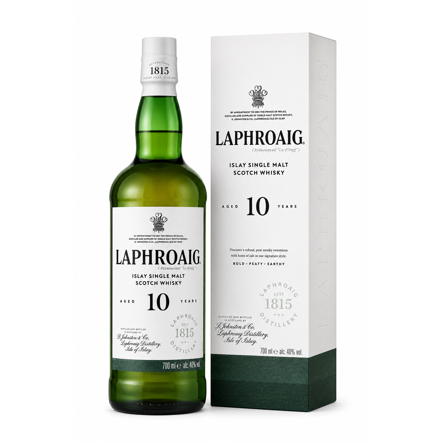 Laphroaig 10 Year Old Islay Single Malt Scotch Whisky 700ml