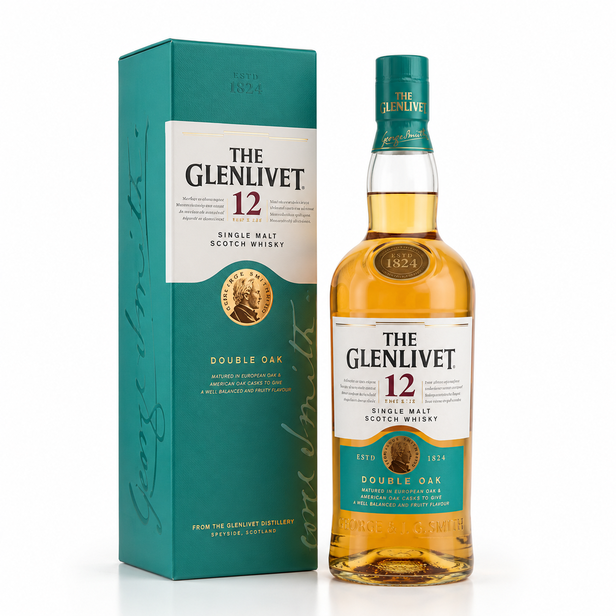 The Glenlivet 12 Year Old Single Malt Scotch Whisky 700ml
