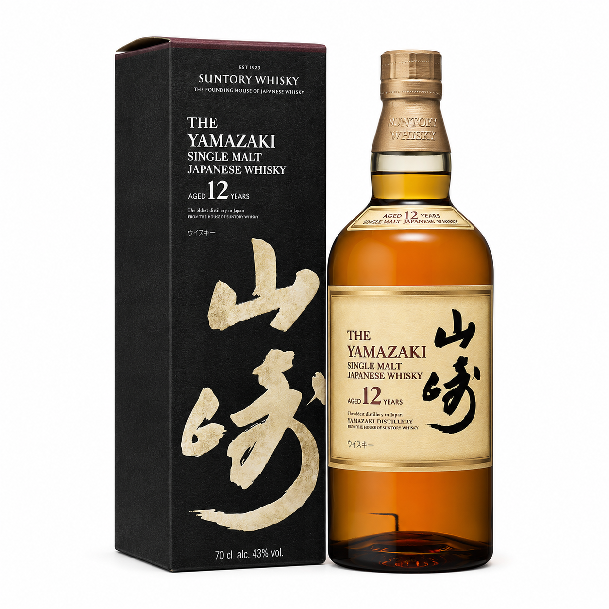 Yamazaki 12 Year Old Single Malt Japanese Whisky 700ml