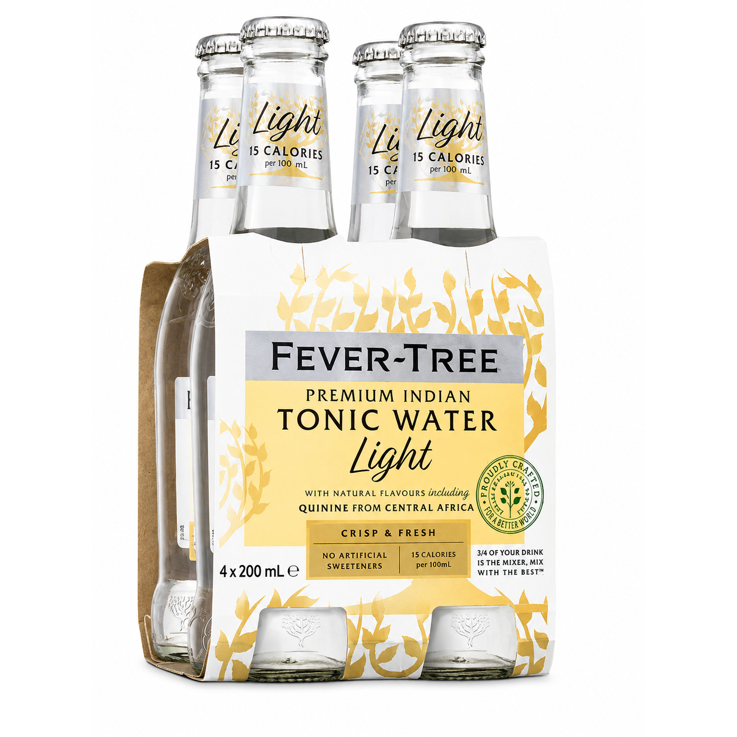 Fever-Tree Indian Tonic Water Light 4 Pack 200ml