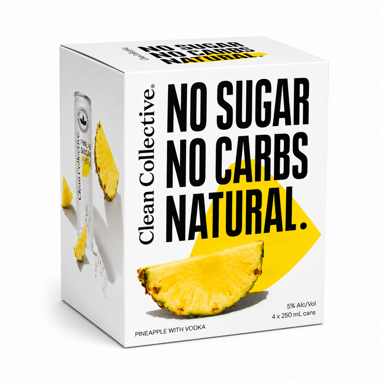 Clean Collective Pineapple with Vodka 4x250ml