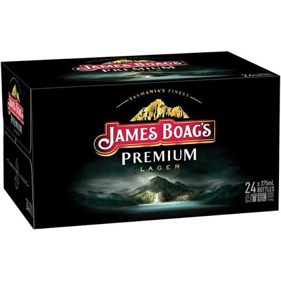 James Boag's Premium Lager 375ml Bottles CTN (24 Pack)