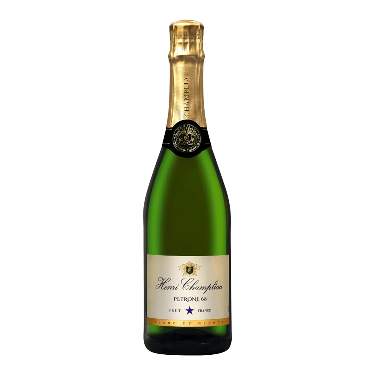 Henri Champliau Cremant de Bourgogne Petrone 68 Blanc de Blancs Brut NV