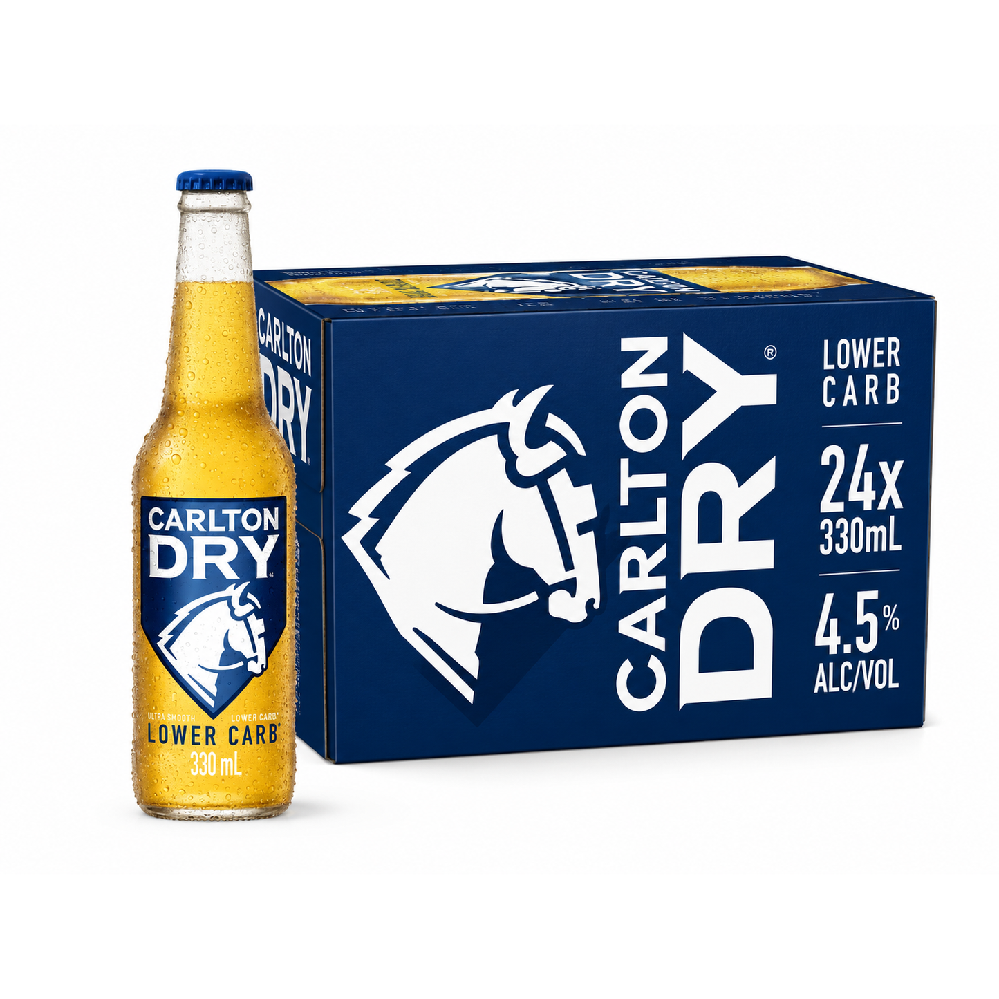 Carlton Dry 330ml Bottles CTN (24 Pack)