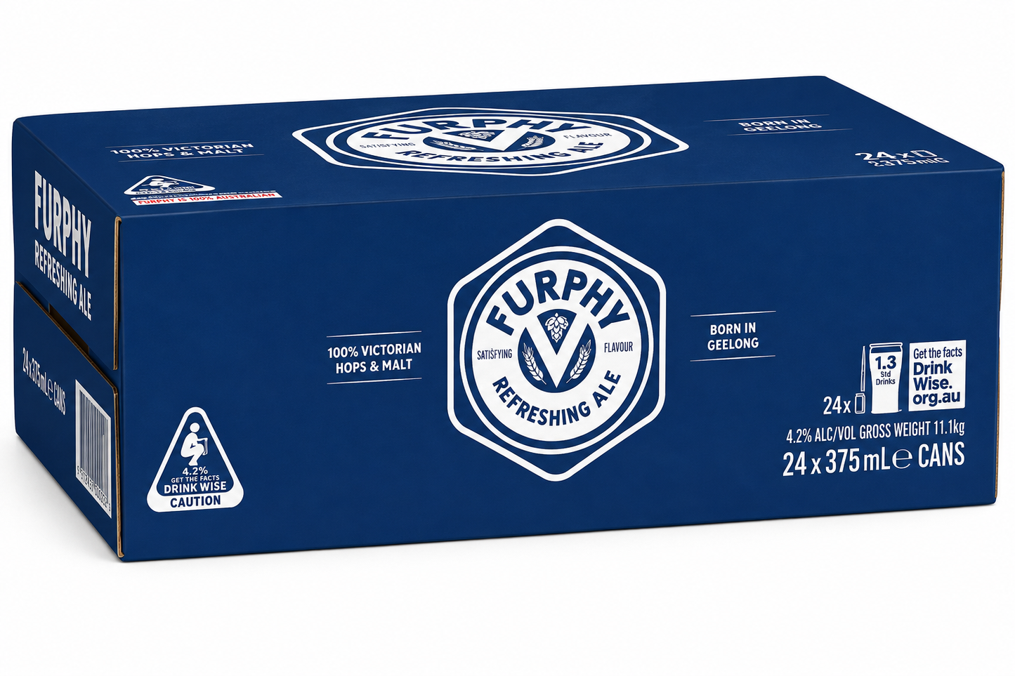 Furphy Refreshing Ale 375ml Cans CTN (24 Pack)