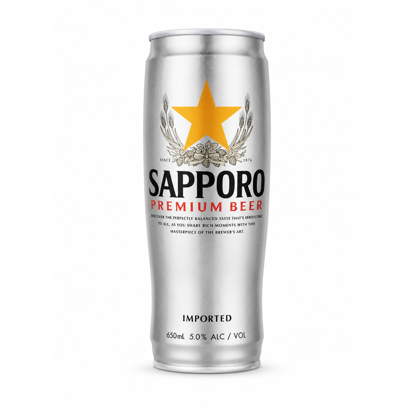Sapporo Premium Beer 650ml Cans CTN (12 Pack)