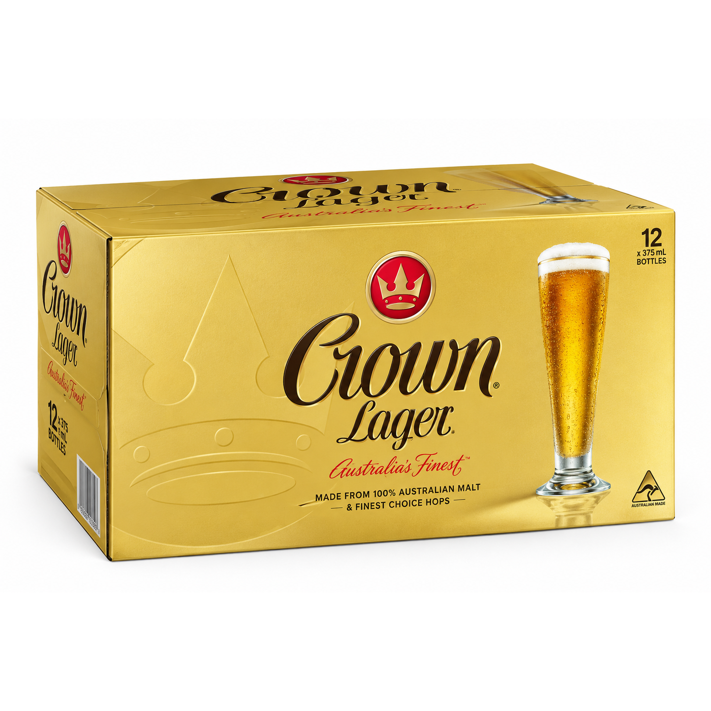 Crown Lager 355ml Bottles CTN (24 Pack)
