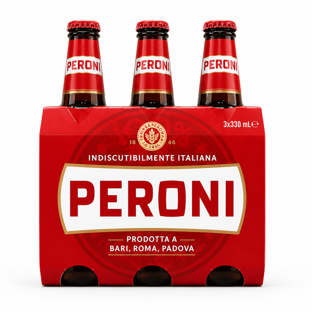 Peroni Red Label Pale Lager 330ml CTN (24 Pack)