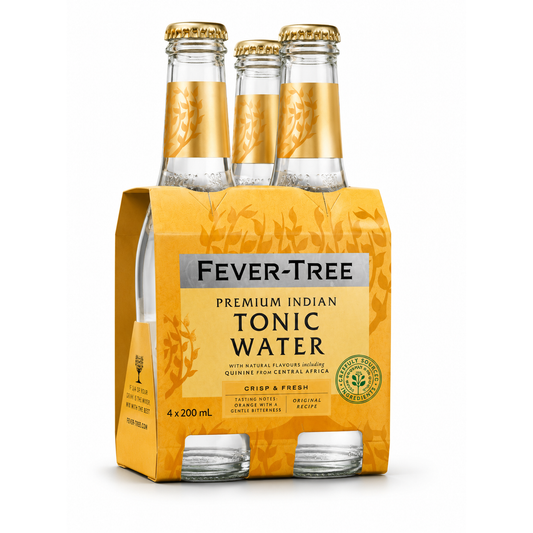 Fever-Tree Indian Tonic Water 4 Pack 200mL