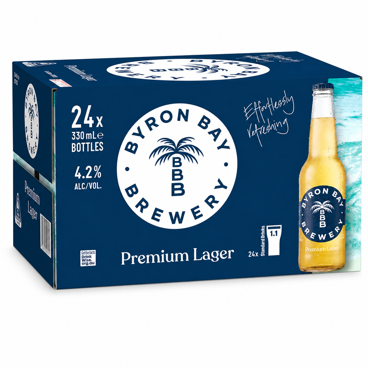 Byron Bay Lager 330ml CTN (24 Pack)