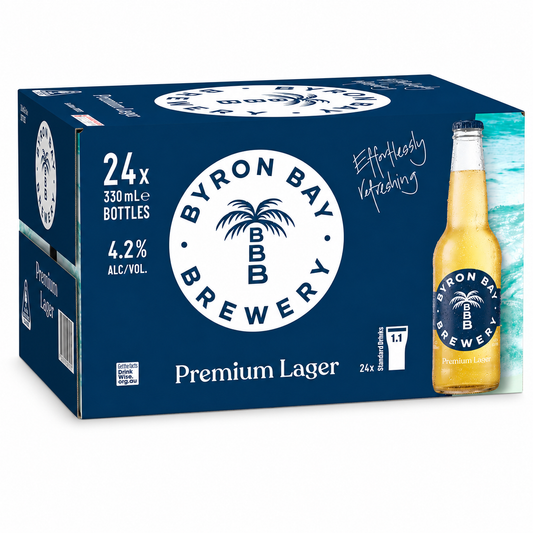 Byron Bay Lager 330ml CTN (24 Pack)