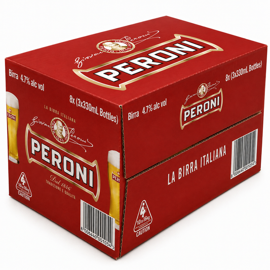 Peroni Red Label Pale Lager Case 330ml x 24 Pack