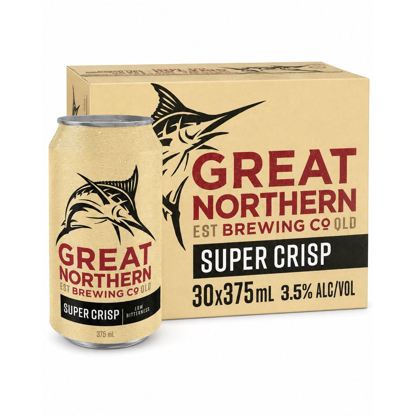 Great Northern Super Crisp Lager Cans 30x375ml