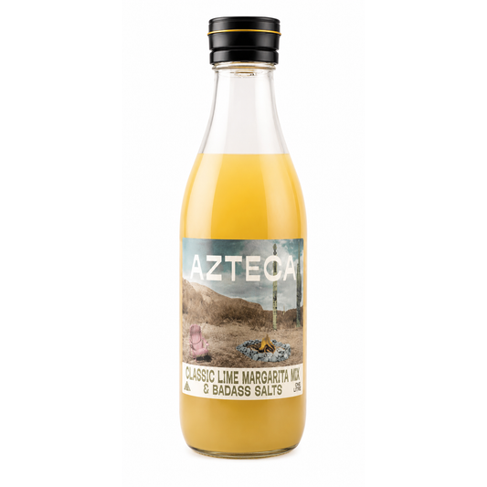 AZTECA Classic Lime Margarita Mix & Badass Salts 1L