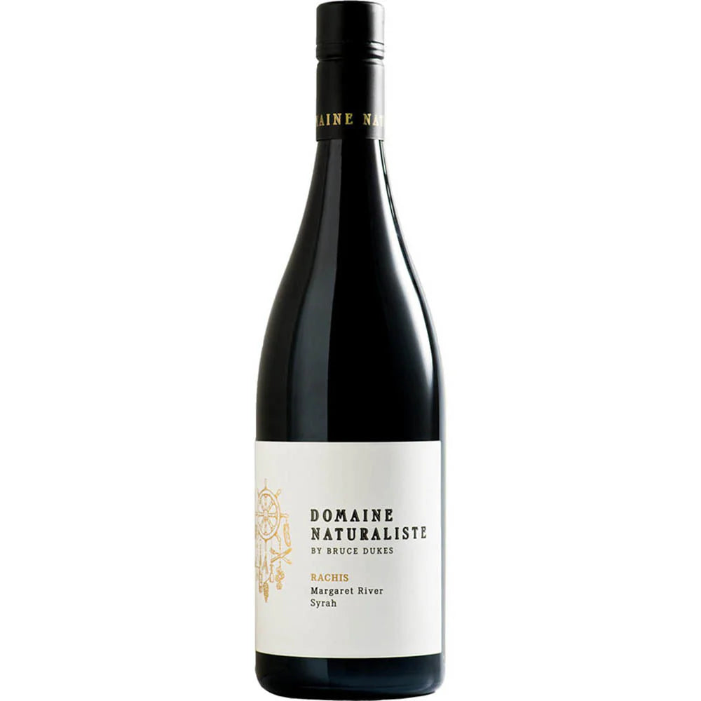 A bottle of Domaine Naturaliste Discovery Syrah 2022 wine from the Margaret River region.