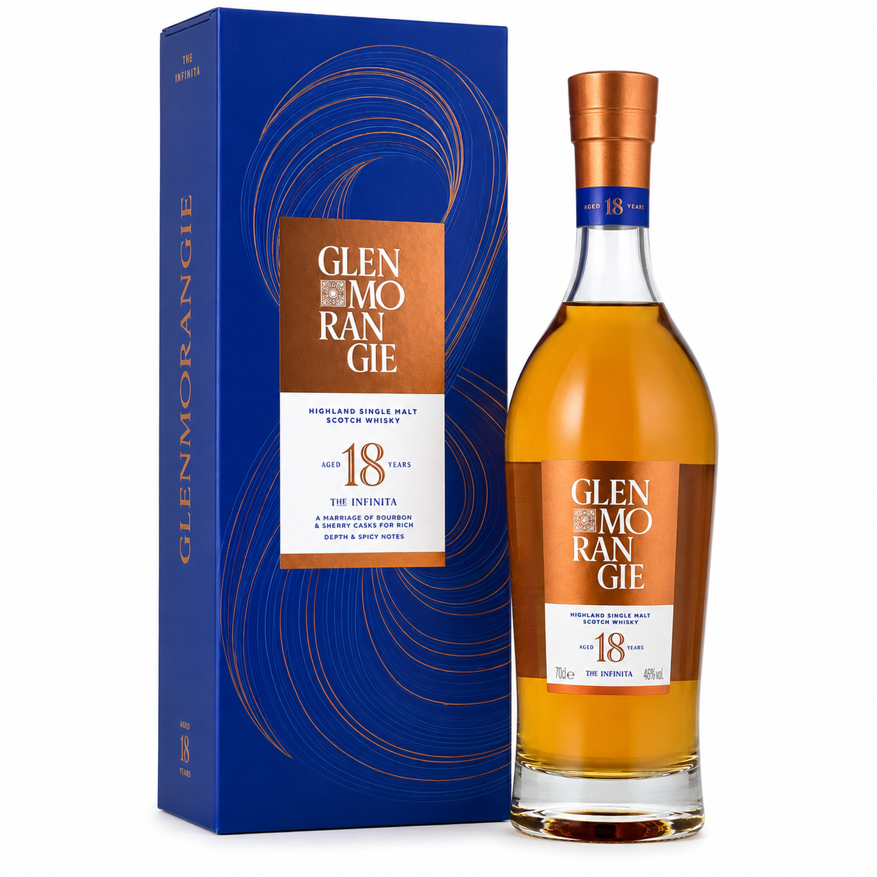 Glenmorangie 18 Year Old Single Malt Scotch Whisky 700ml