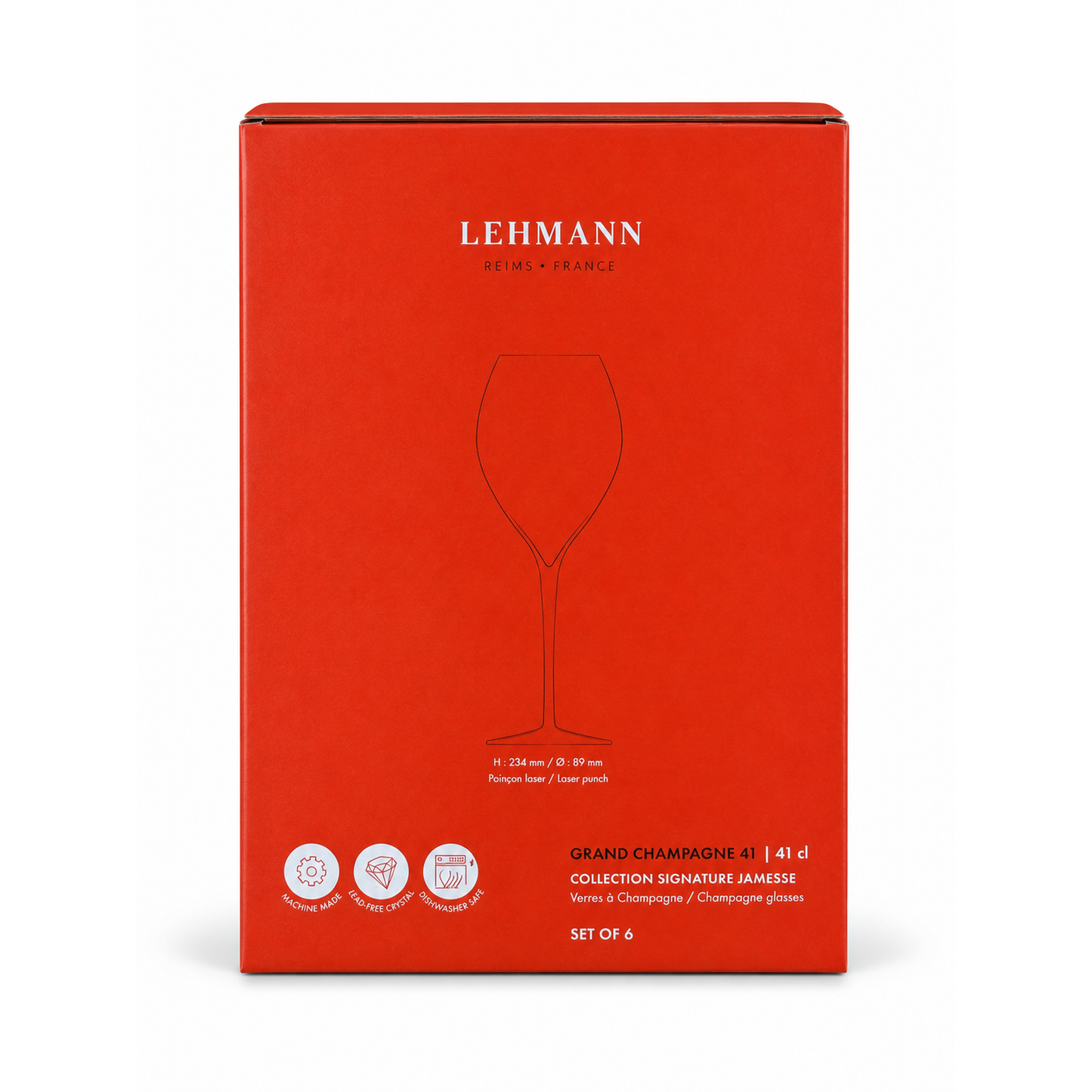Lehmann Jamesse Champagne Glass 41cl - 6 Pack