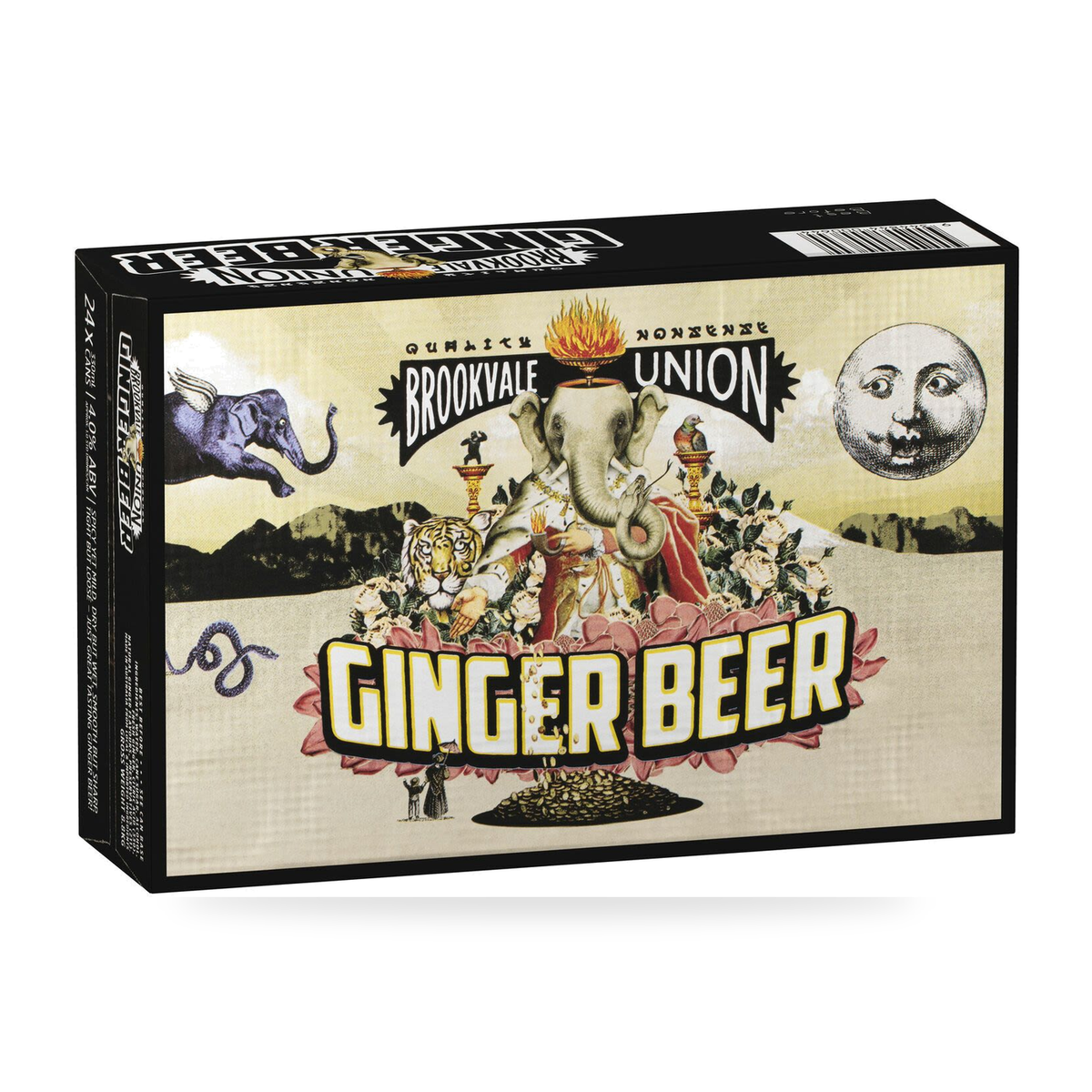Brookvale Union Ginger Beer Can 330ml Case 24