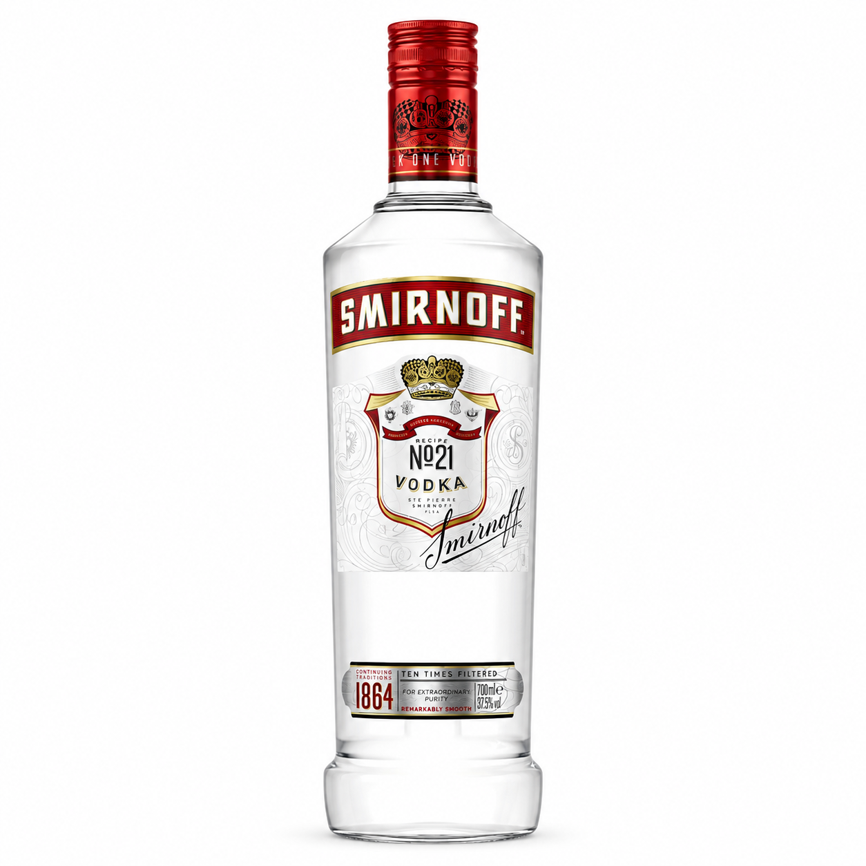 A bottle of Smirnoff Red Label Vodka 700ml