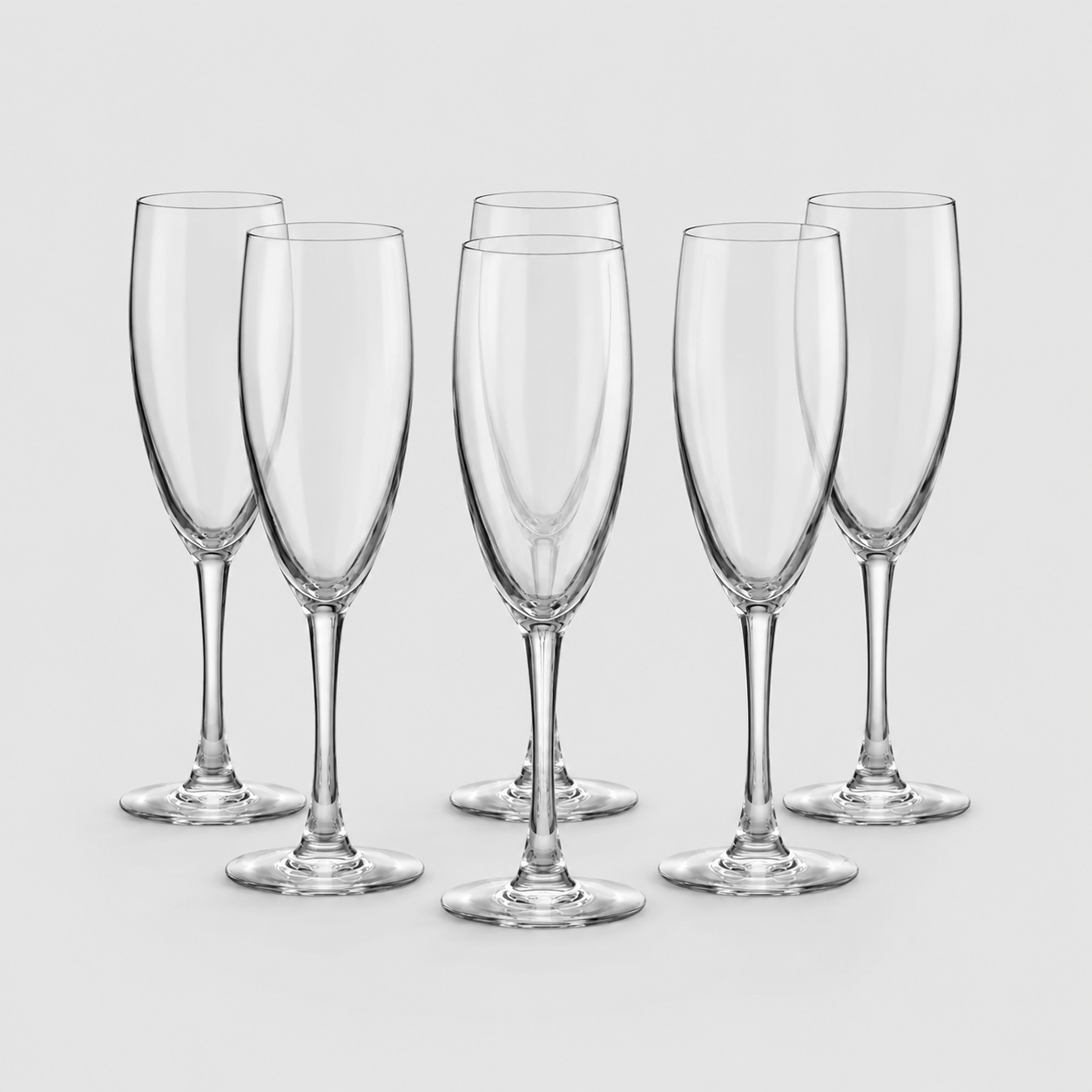 Vicrila Glassware Merlot Champagne Flute Tempered Glass 150ml