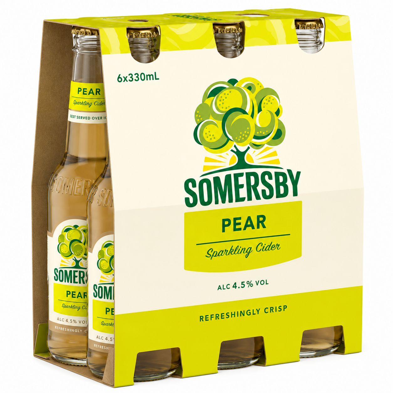Somersby Pear Cider Bottles 24x330ml