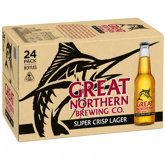 Great Northern Super Crisp Lager Bottles 24x330ml