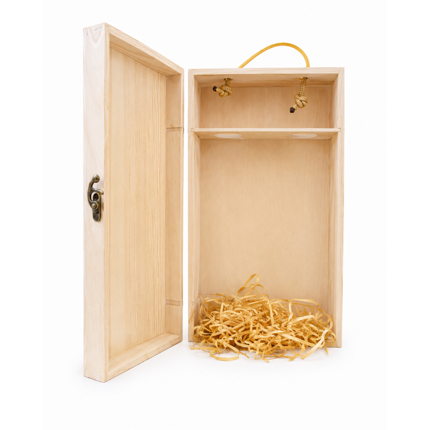 Double Bottle Wooden Wine Gift Box