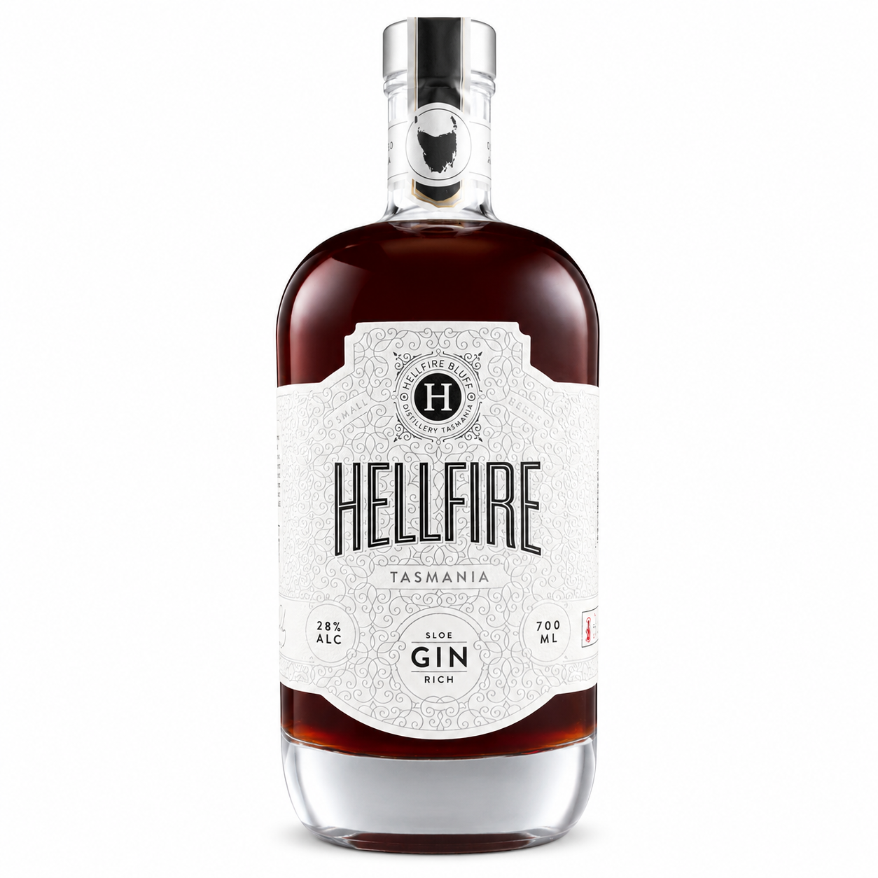Hellfire Bluff Sloe Gin Rich Tasmania 700ml