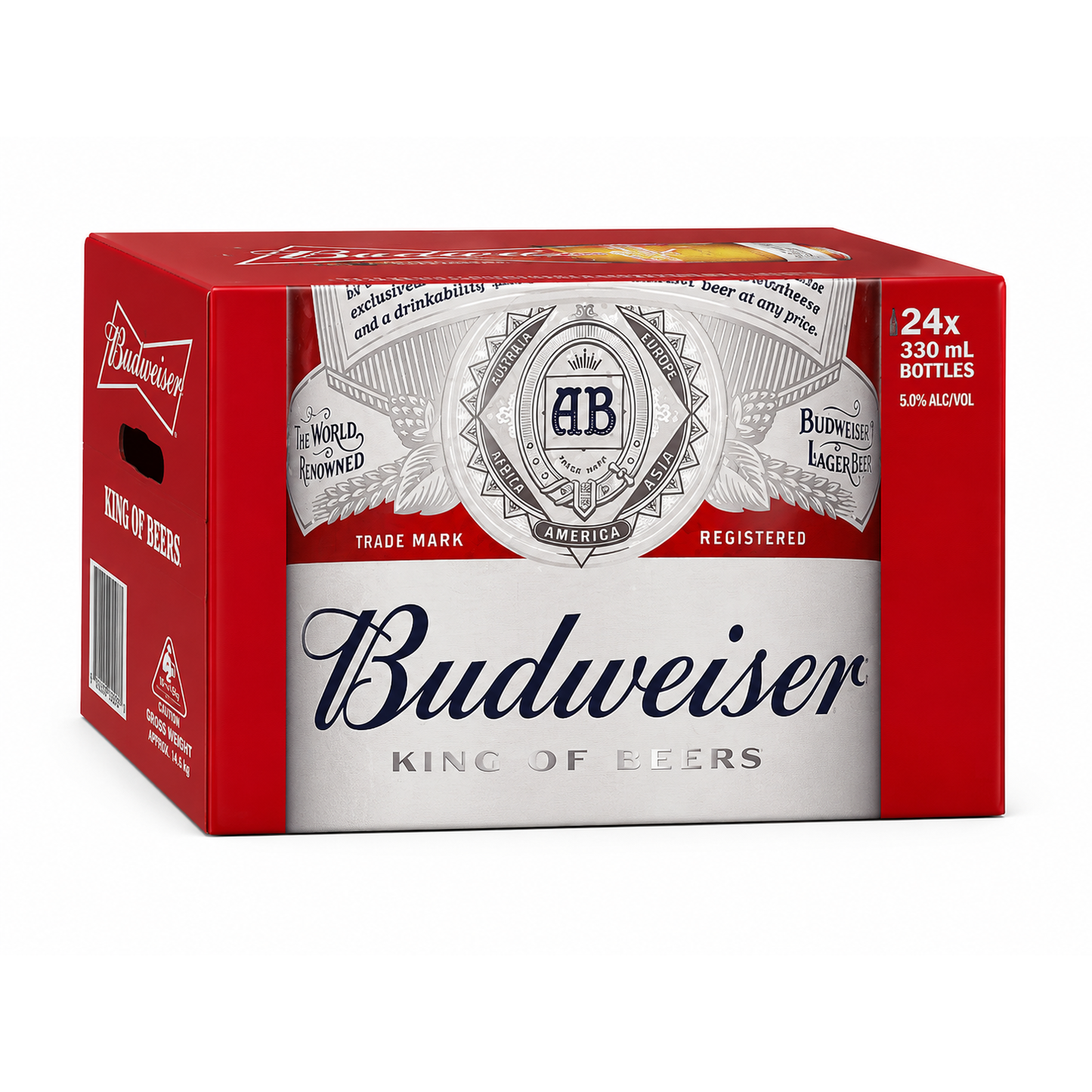 Budweiser 330ml Bottles CTN (24 Pack)