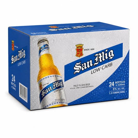 San Miguel Low Carb Beer 330ml CTN (24 Pack)