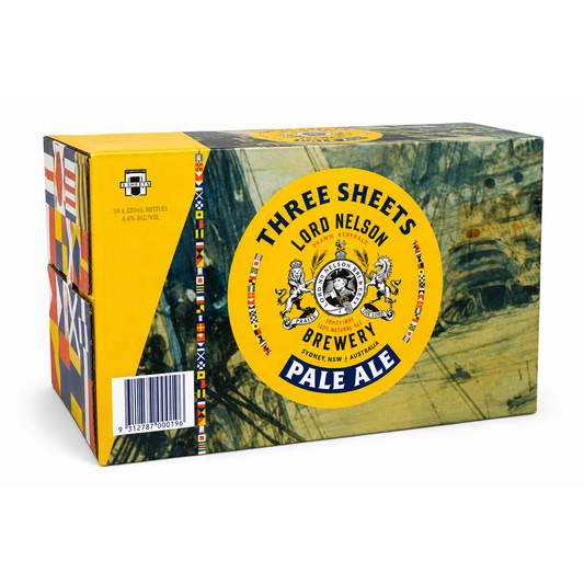 Lord Nelson Three Sheets Pale Ale 330ml Bottles CTN (24 Pack)