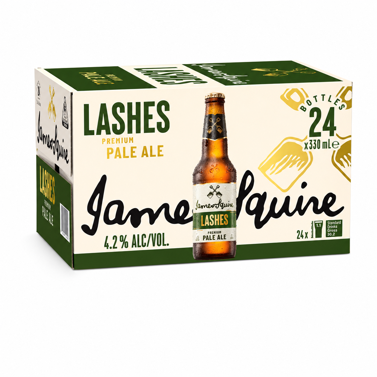 James Squire 150 Lashes Pale Ale 330ml Bottles CTN (24 Pack)